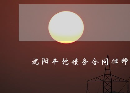 沈阳本地债务合同律师费用标准 沈阳本地债务合同律师费用标准
