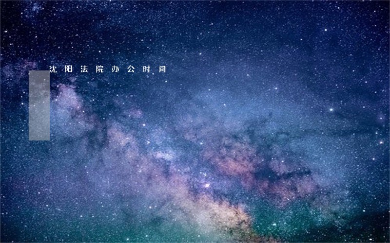 沈阳法院办公时间