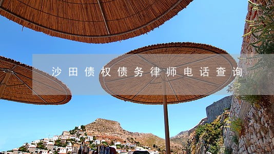 沙田债权债务律师电话查询 沙田债权债务律师电话查询