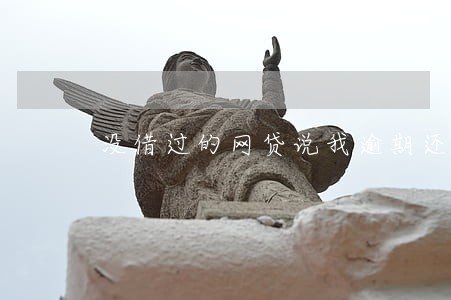 没借过的网贷说我逾期还有截图 没借过的网贷说我逾期还有截图