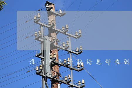 没有收到还款信息却收到逾期信息 没有收到还款信息却收到逾期信息