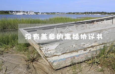 没有盖章的离婚协议书 没有盖章的离婚协议书