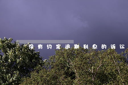 没有约定逾期利息的诉讼状 没有约定逾期利息的诉讼状