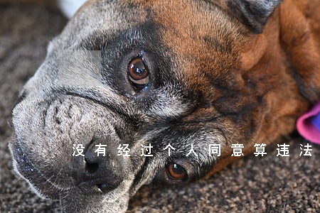 没有经过个人同意算违法吗 没有经过个人同意算违法吗