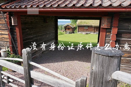 没有身份证原件怎么办离婚