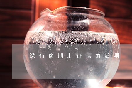 没有逾期上征信的后果 没有逾期上征信的后果
