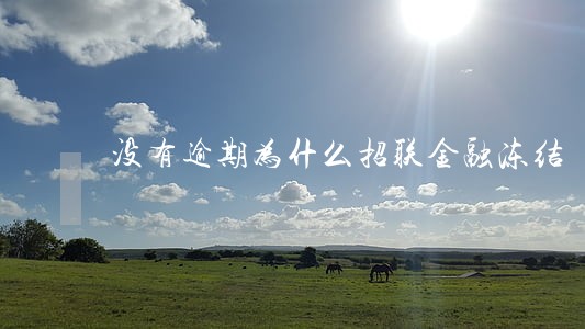 没有逾期为什么招联金融冻结 没有逾期为什么招联金融冻结