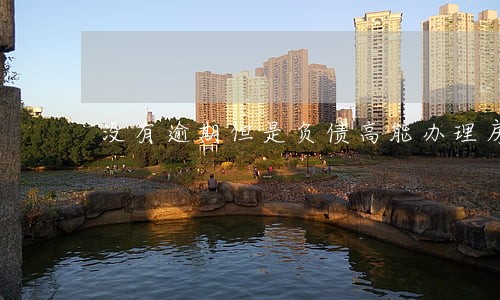 没有逾期但是负债高能办理房贷吗 没有逾期但是负债高能办理房贷吗