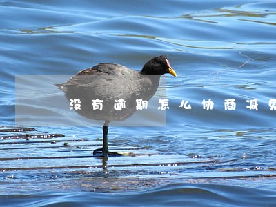 没有逾期怎么协商减免 没有逾期怎么协商减免