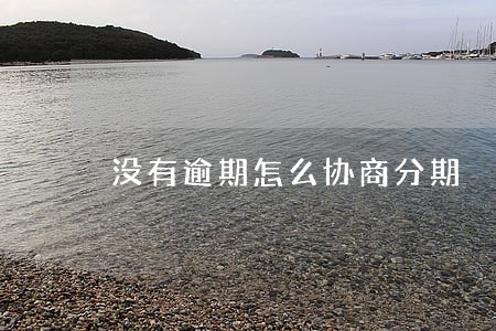 没有逾期怎么协商分期 没有逾期怎么协商分期