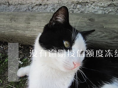 没有逾期授信额度冻结