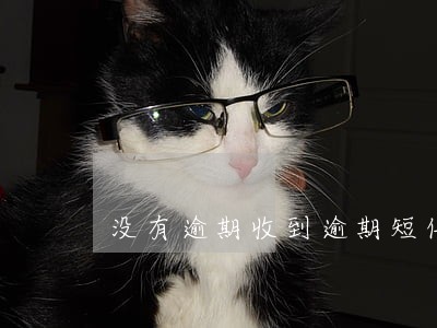 没有逾期收到逾期短信 没有逾期收到逾期短信
