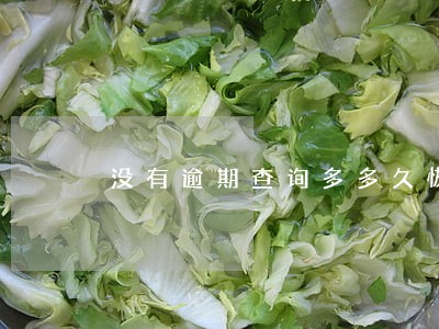没有逾期查询多多久恢复 没有逾期查询多多久恢复