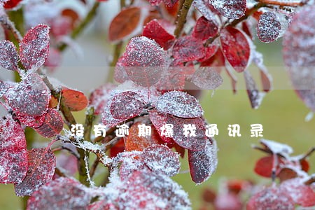 没有逾期爆我通讯录 没有逾期爆我通讯录