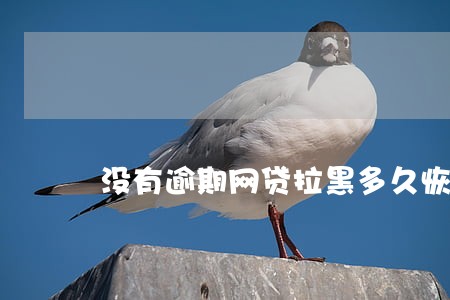没有逾期网贷拉黑多久恢复 没有逾期网贷拉黑多久恢复
