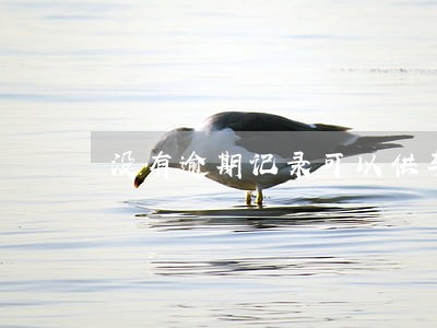 没有逾期记录可以供车吗 没有逾期记录可以供车吗
