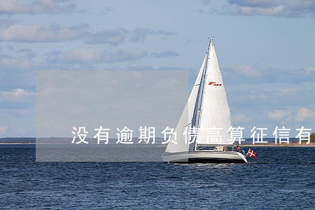 没有逾期负债高算征信有问题吗 没有逾期负债高算征信有问题吗