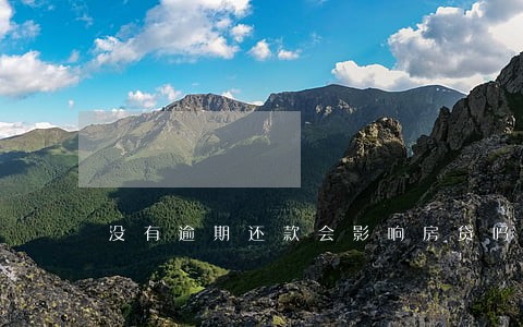 没有逾期还款会影响房贷吗 没有逾期还款会影响房贷吗