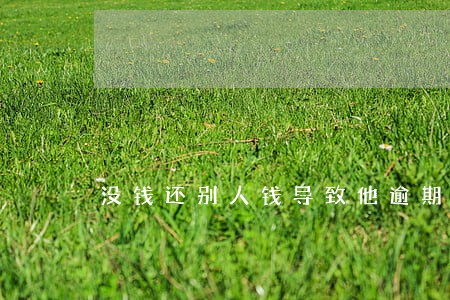 没钱还别人钱导致他逾期会怎么办 没钱还别人钱导致他逾期会怎么办