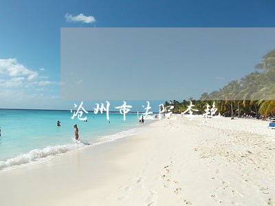 沧州市法院李艳