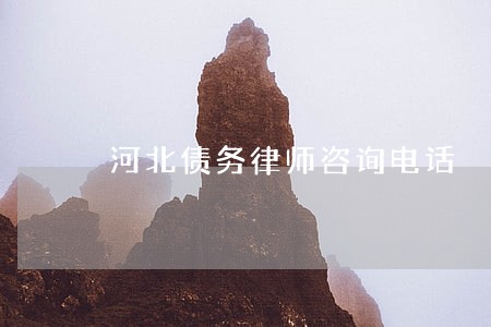 河北债务律师咨询电话 河北债务律师咨询电话