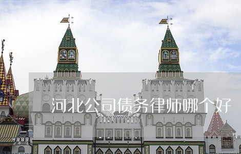 河北公司债务律师哪个好 河北公司债务律师哪个好