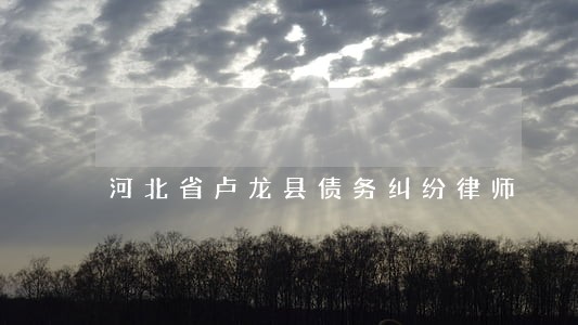 河北省卢龙县债务纠纷律师 河北省卢龙县债务纠纷律师