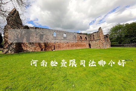 河南检查跟司法哪个好 河南检查跟司法哪个好