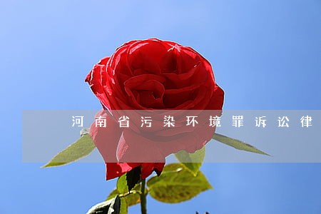 河南省污染环境罪诉讼律师咨询 河南省污染环境罪诉讼律师咨询