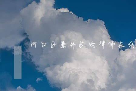 河口区兼并收购律师在线免费咨询 河口区兼并收购律师在线免费咨询