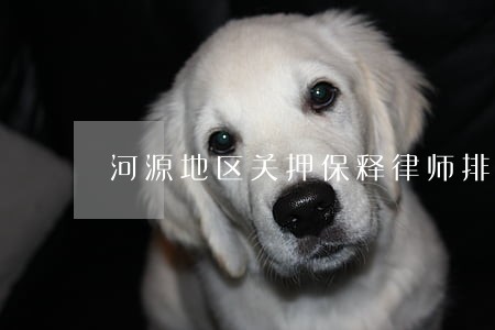 河源地区关押保释律师排名 河源地区关押保释律师排名