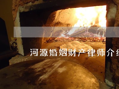 河源婚姻财产律师介绍 河源婚姻财产律师介绍