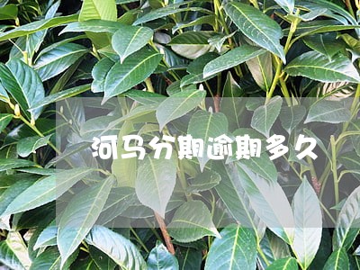 河马分期逾期多久 河马分期逾期多久