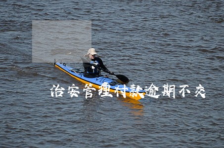 治安管理付款逾期不交 治安管理付款逾期不交