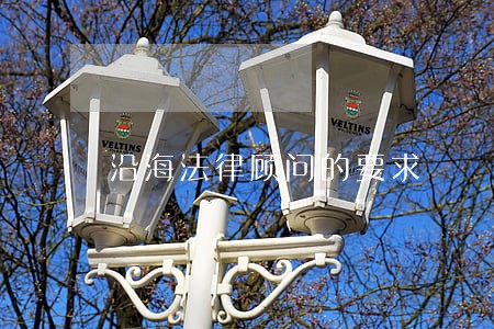 沿海法律顾问的要求 沿海法律顾问的要求