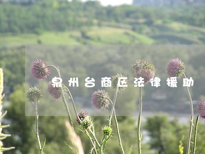 泉州台商区法律援助 泉州台商区法律援助
