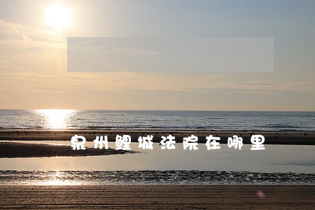 泉州鲤城法院在哪里 泉州鲤城法院在哪里