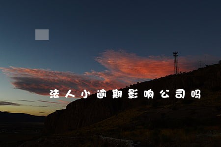 法人小逾期影响公司吗 法人小逾期影响公司吗