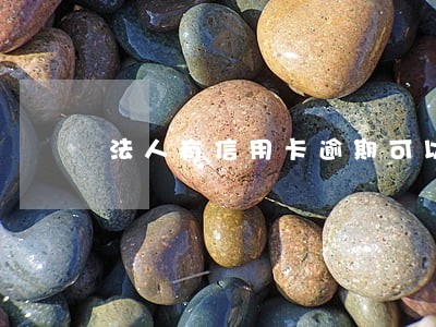 法人有信用卡逾期可以办理承兑吗 法人有信用卡逾期可以办理承兑吗