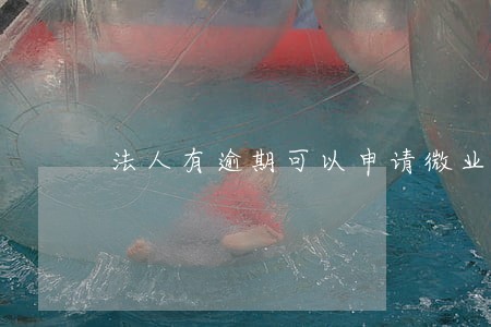 法人有逾期可以申请微业贷吗 法人有逾期可以申请微业贷吗