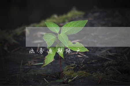 法务逾期账户 法务逾期账户