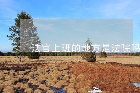法官上班的地方是法院吗 法官上班的地方是法院吗