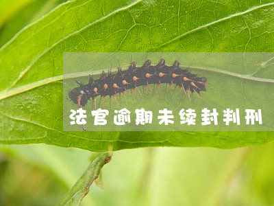 法官逾期未续封判刑 法官逾期未续封判刑