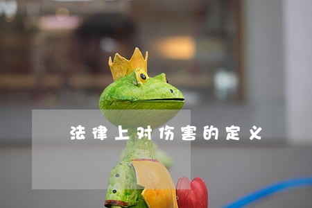 法律上对伤害的定义 法律上对伤害的定义