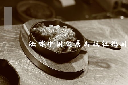 法律中国发展出版社德国 法律中国发展出版社德国