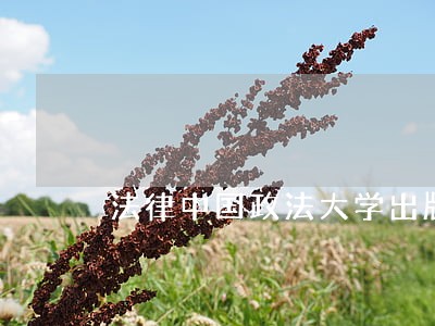 法律中国政法大学出版社中国法制出版社 法律中国政法大学出版社中国法制出版社