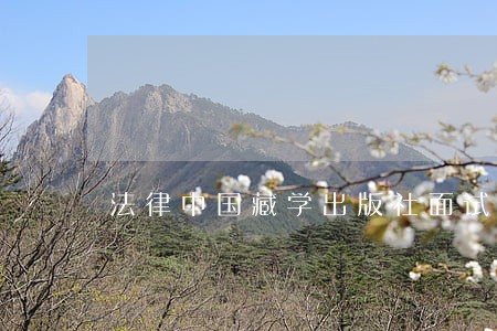 法律中国藏学出版社面试 法律中国藏学出版社面试
