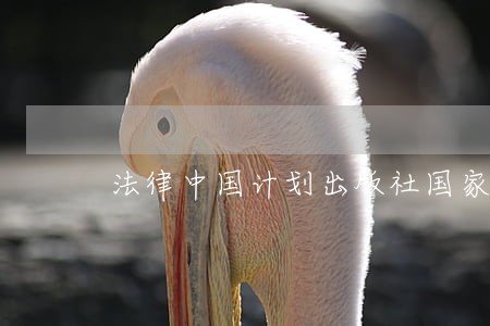 法律中国计划出版社国家图书馆出版社 法律中国计划出版社国家图书馆出版社