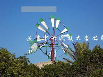 法律中央民族大学出版社中国水利水电出版社 法律中央民族大学出版社中国水利水电出版社
