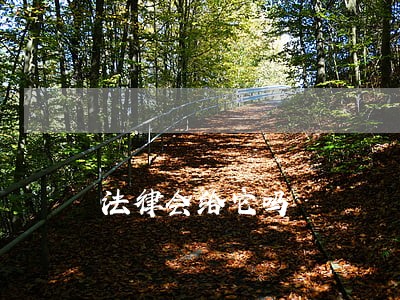 法律会给它吗 法律会给它吗